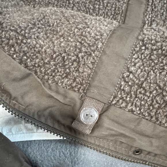 Kids Military Field Jacket with Sherpa Collar - Picture 11 of 13